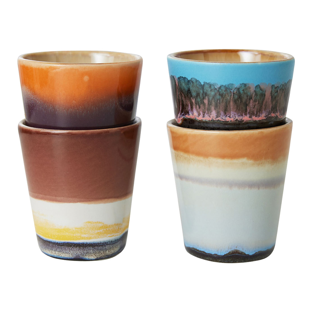 set bicchieri 70'S