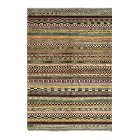 tappeti orientali moderni Afghan Funky Line
