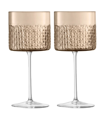 set di bicchieri da vino Wicker
