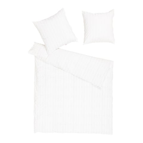 housse de duvet WHITE-SEERSUCKER