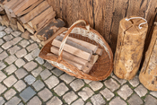 panier à bois de chauffage Woody