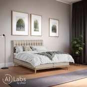 lit boxspring Massello