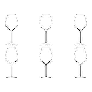 set de verres à vin rouge A. Lallement