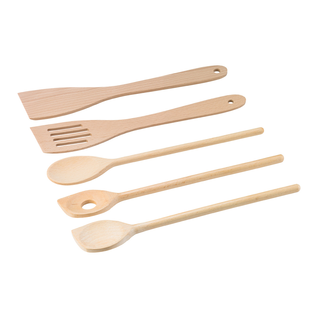 set di mestoli in legno Bo