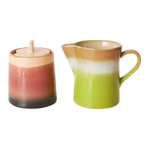 Milchkännchen und Zuckerdose 70'S