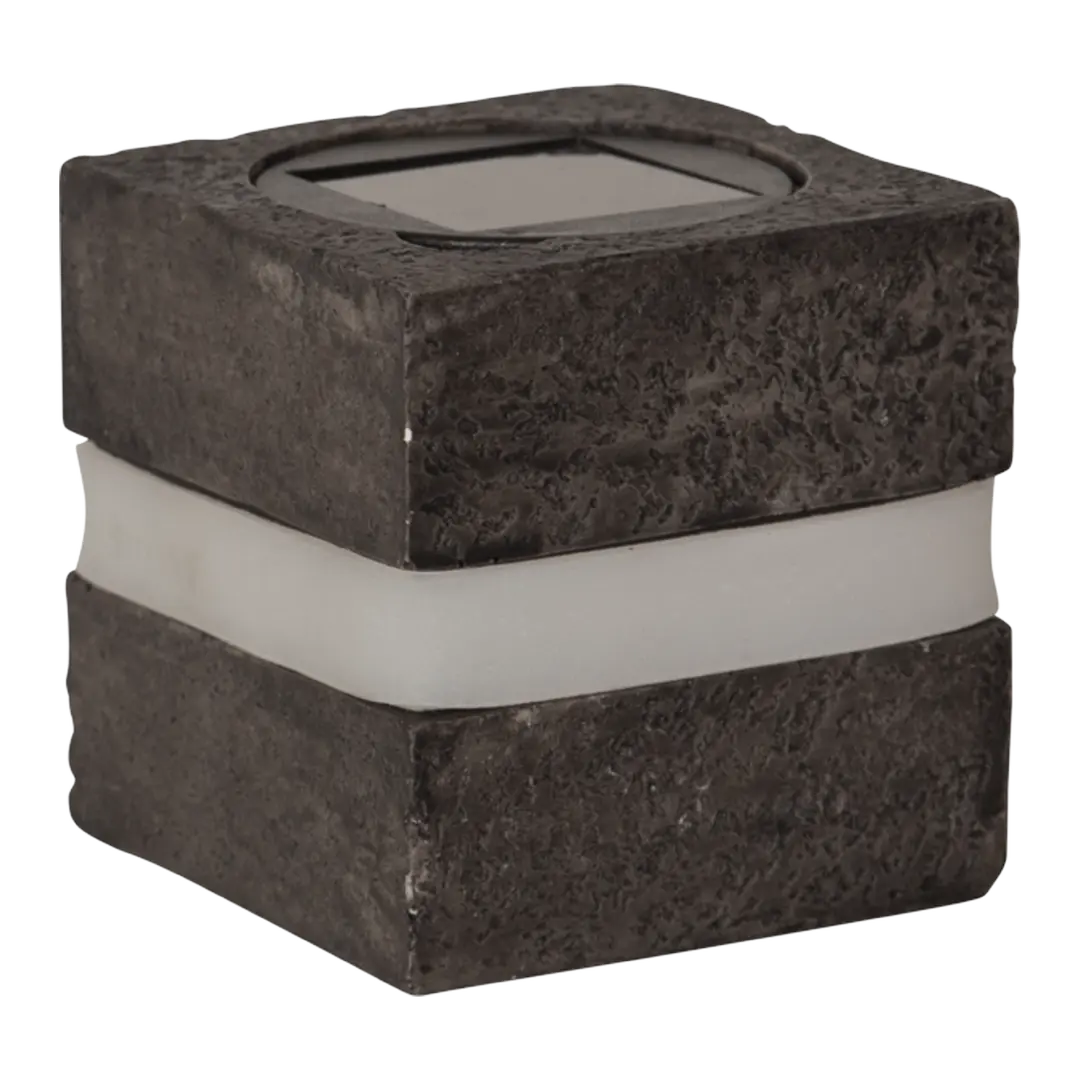 lampada solare Stonecube
