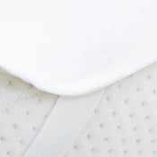 Moltonauflage Basic weiss