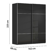 armoire à portes coulissantes Covalo-Glas