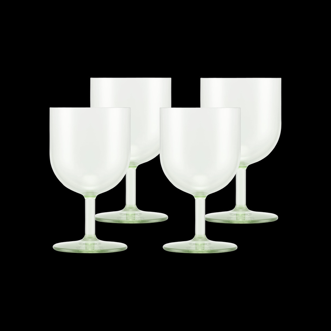 set di bicchieri da vino rosso Oktett