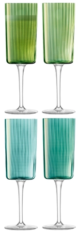 set de verres à champagne Gems