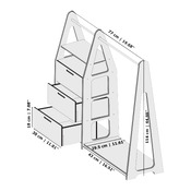 Kinderkleiderschrank Misa