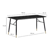 table de salle à manger MARMOR