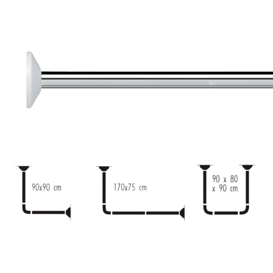 asta da tenda per doccia Magic