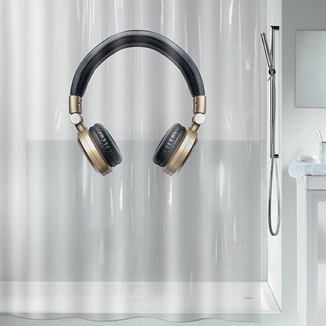 tenda per doccia Headphone