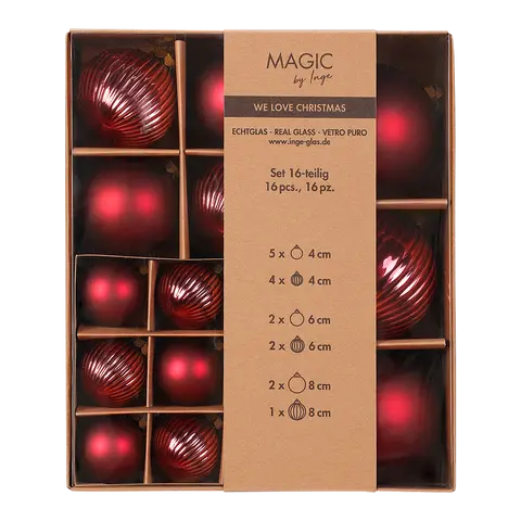 Weihnachtskugel-Set Magic