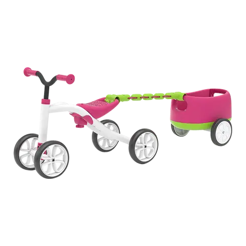 vélo de course Quadie+Anhänger