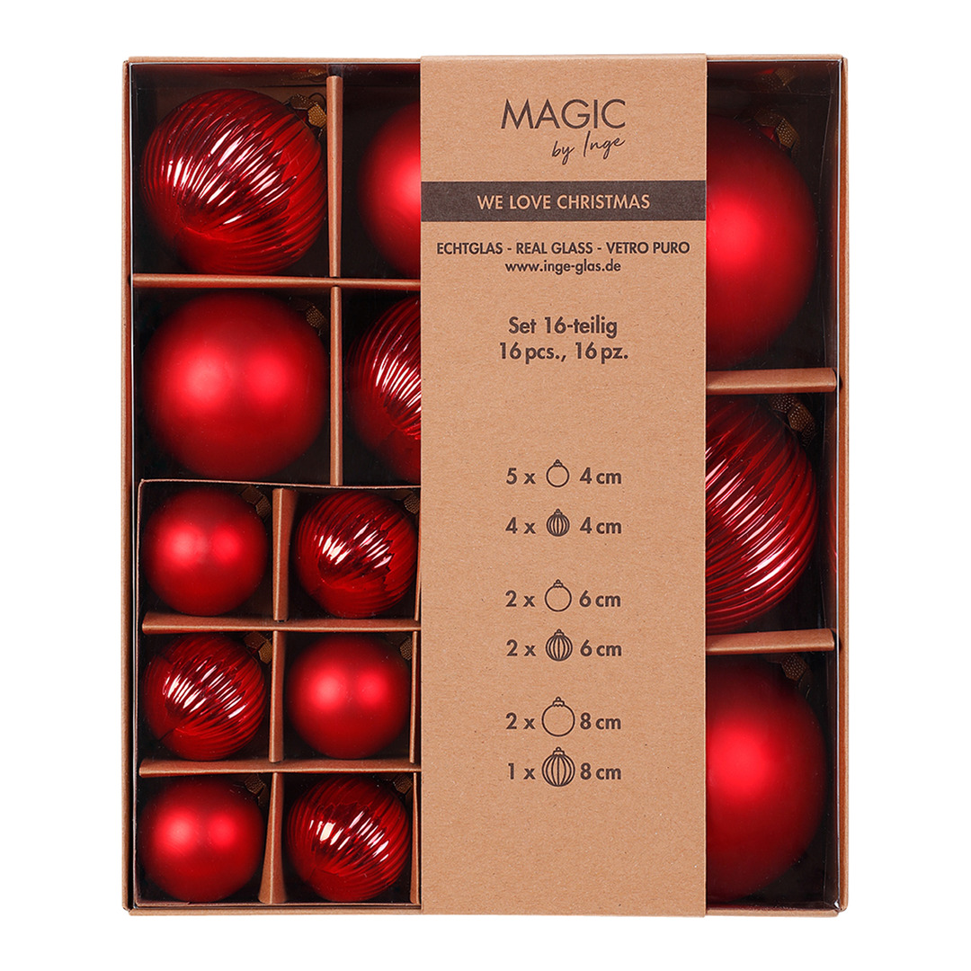 lot de boules de Noël Magic