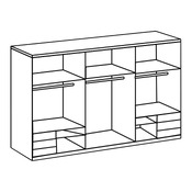 Schiebetürschrank Level36