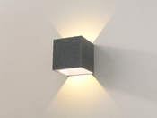 lampada da parete Cube