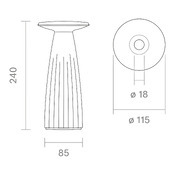 Outdoor lampe de table Nuflair
