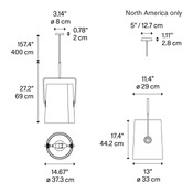 lampe à suspension FORK