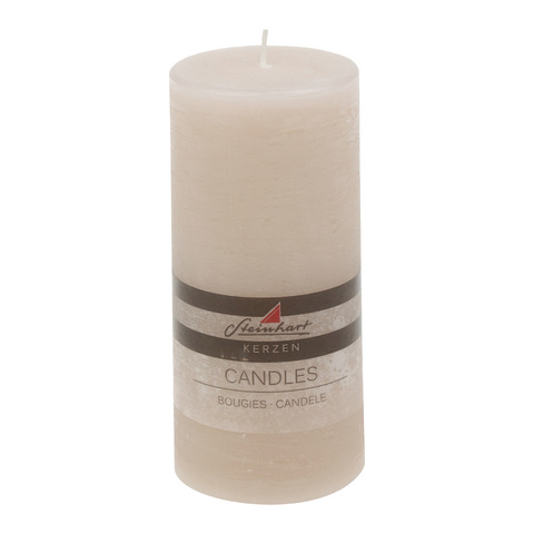 candela cilindrica Rustic