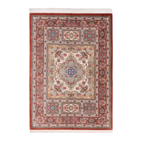 tapis persan Ghom Seide