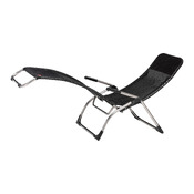 chaise longue PLAYA ALU SCHWARZ