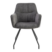 sedia con braccioli Lucas-Cord