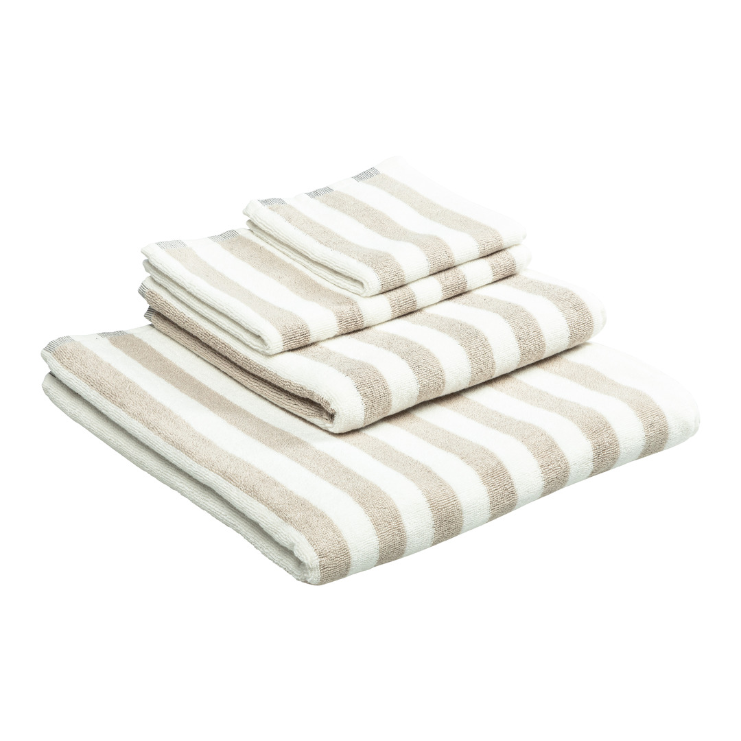 serviette de douche Stripe Doubleface