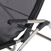 chaise longue PLAYA ALU SCHWARZ