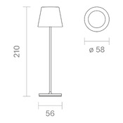Outdoor lampe de table Nuindie Pocket