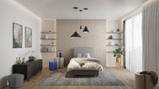 lit boxspring Lenno