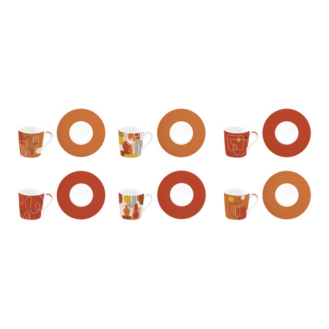 set tazze da espresso Mania