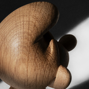figurine en bois Smurf