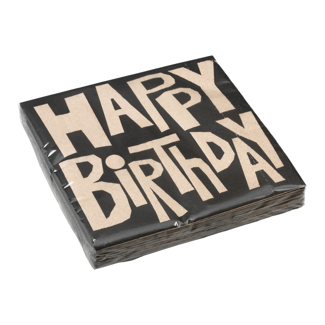 serviettes en papier FUNNY BIRTHDAY