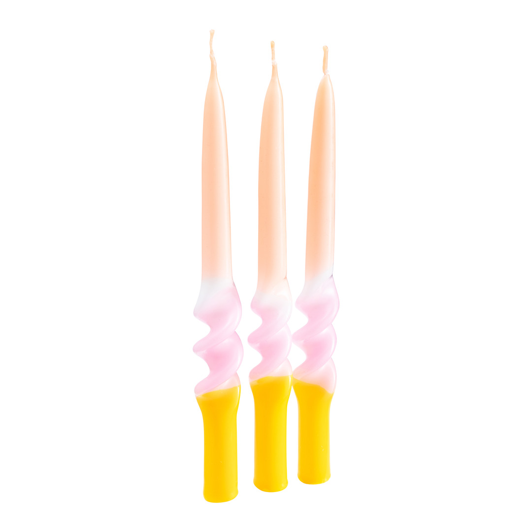 bougies droites Swirl