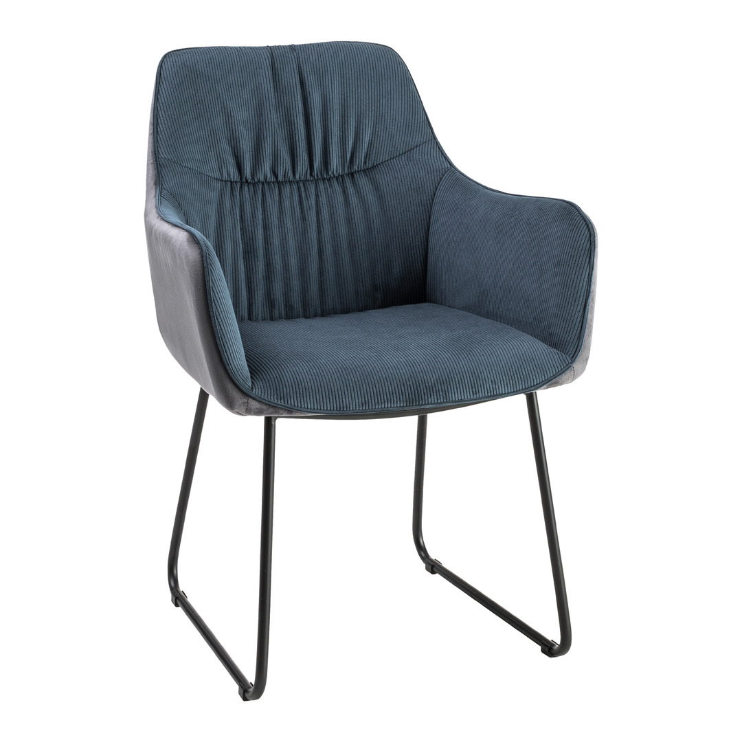 sedia con braccioli Lucas-Cord