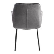 sedia con braccioli Lucas-Cord