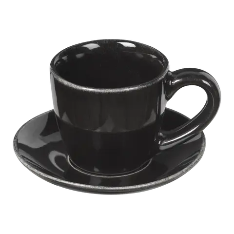 Espressotasse mit Untertasse Nordic Coal