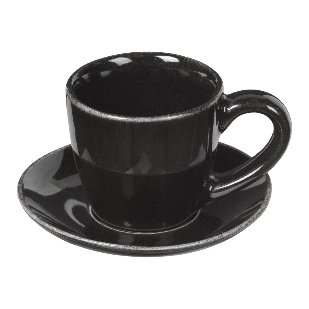 Espressotasse mit Untertasse Nordic Coal