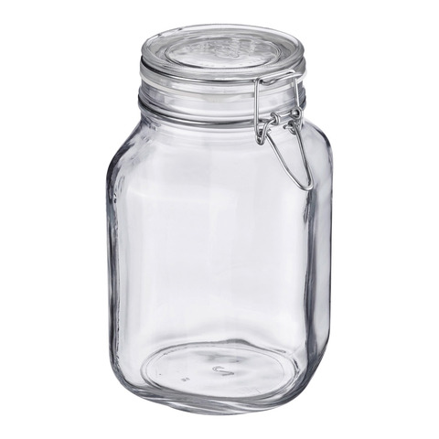 pot de stockage en verre Wireglass
