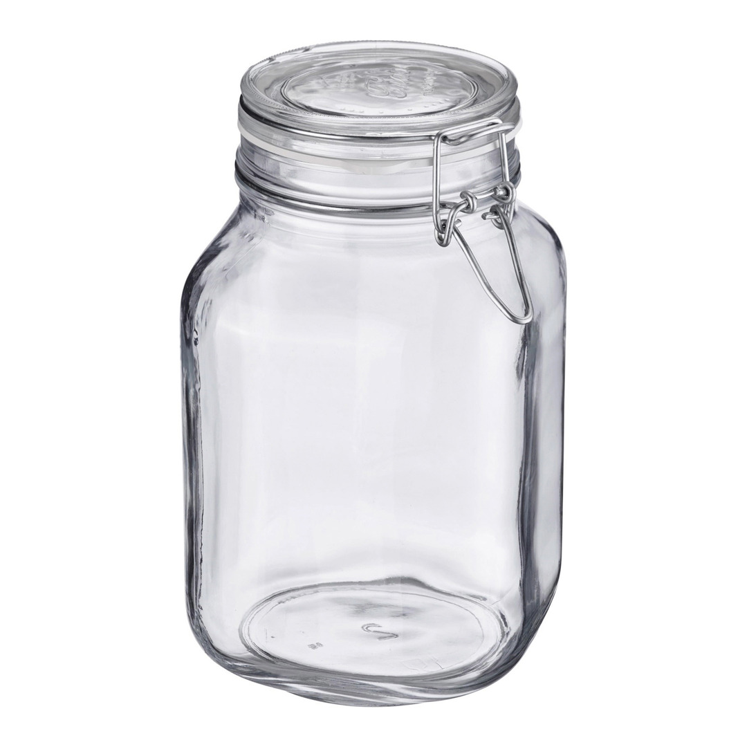 pot de stockage en verre Wireglass