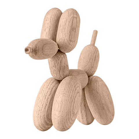 Holzfigur Ballon-Dog