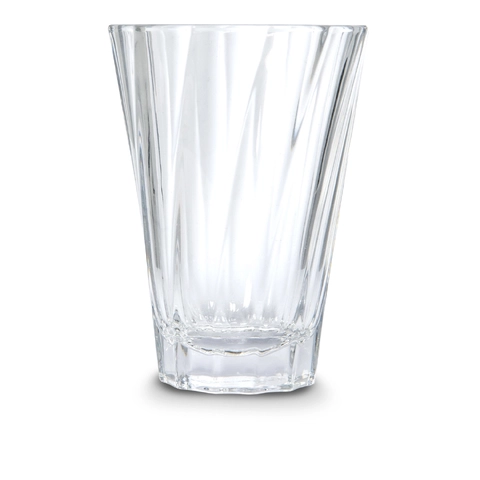 Latte Macchiato Glas Twisted