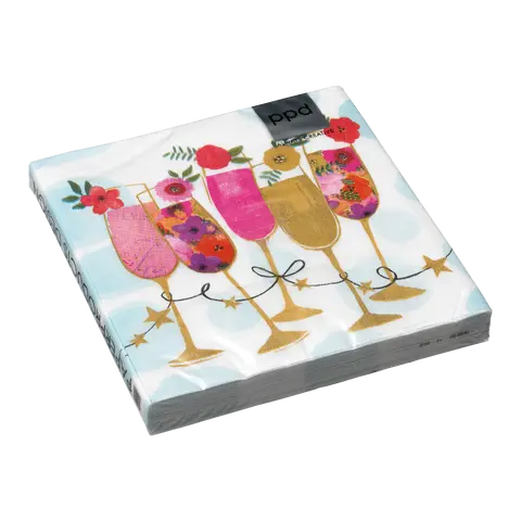 Papierserviette Happy Drinks