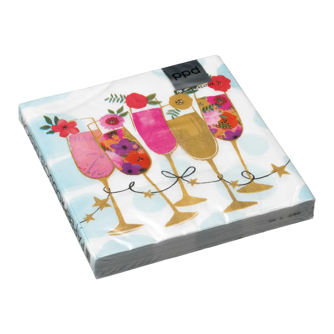 serviettes en papier HAPPY DRINKS