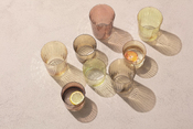 set de verres Gems