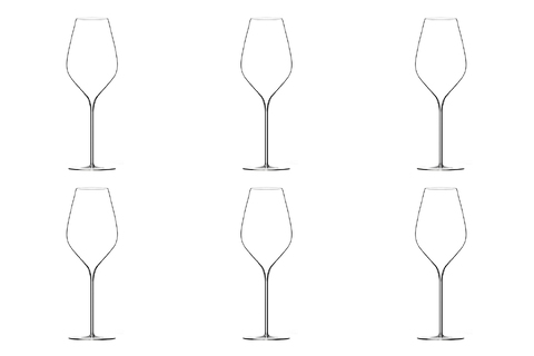 set di bicchieri da champagne A. Lallement