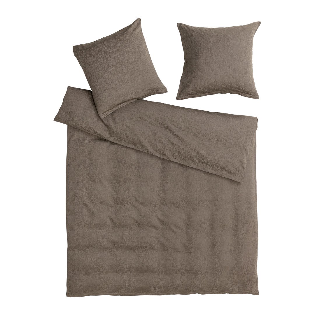 housse de duvet SATIN-SEERSUCKER
